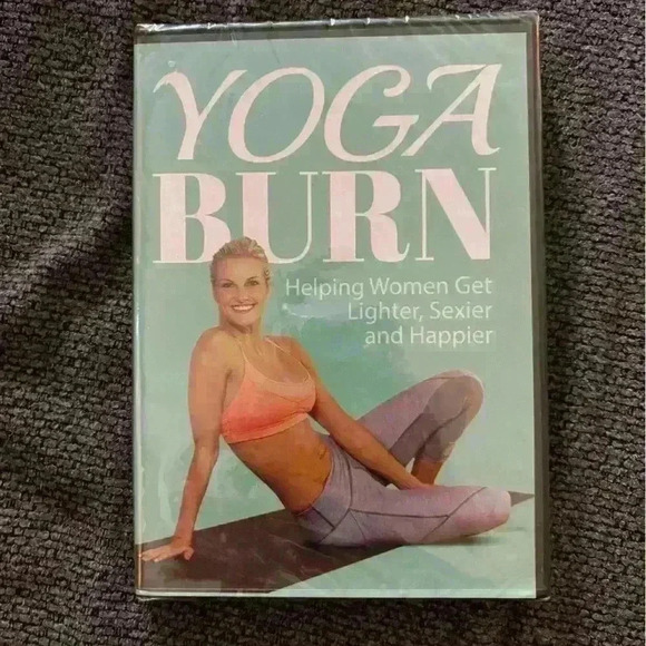Yoga Burn 4 DVD Set Premium Package Workout Fitness Exercise New Sealed - Picture 1 of 2